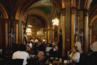 Caru' cu Bere, the Famous Beer Wagon bar and restaurant, Bucharest, Romania
