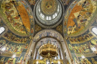 Orthodox Cathedral of Saints Peter and Paul, Decorated ceiling, Constanta, Romania