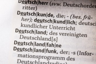 German language. Term from the Duden. Standard work of German spelling, 29th edition. germany