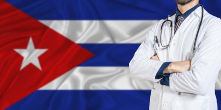 Cuba national health system. Cuba health and medical insurance concept