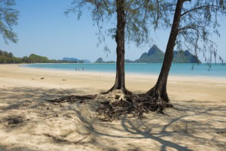 Lonely sandy beach, Ao Manao Beach, Prachuap Khiri Khan, Prachuap Khiri Khan Province, Central