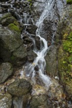 Rottach Wasserfall, Felsen, Rottach-Egern, Mangfall Mountains, Upper Bavaria, Bavaria, Germany