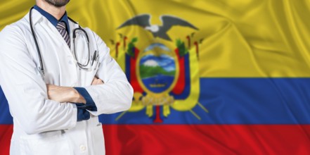 Ecuador national health system. Ecuador health and medical insurance concept