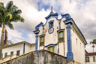Old buildings in the historic city of Mariana in Minas Gerais, Mariana, Minas Gerais, Brazil