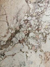 Pink and brown marble surface