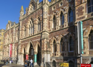 Museum and Art gallery, Royal Albert Memorial Museum building RAAM, Exeter city centre, Devon,