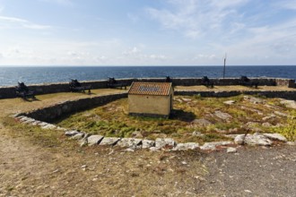 Kongens Bastion (Königsbastion), a historic coastal fortification, listed buildings, ChristiansÃ¸,