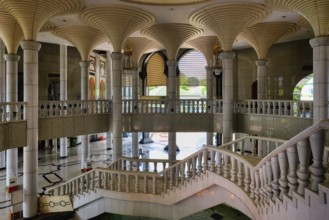 Jame' Asr Hassanil Bolkiah Mosque, Entrance stairs, Bandar Seri Begawan, Brunei