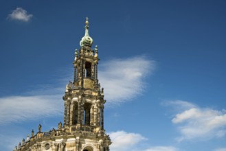 Tower, Hofkirche, Catholic Church of the Royal Court of Saxony, Sanctissimae Trinitatis Cathedral,