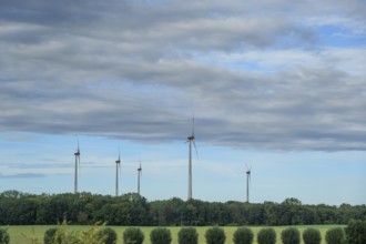 Wind turbines on the B4, Rehna, Mecklenburg-Western Pomerania