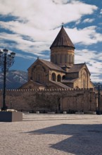 Svetitskhoveli, the main patriarchal cathedral of the Georgian Orthodox Church, erected in honor of