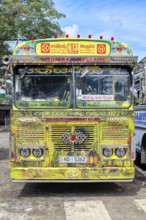 Fully decorated buses, Kandy, Sri Lanka