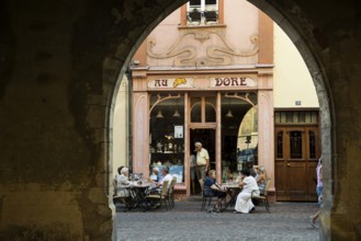 Art Nouveau bakery, Old Town, Colmar, Alsace, France