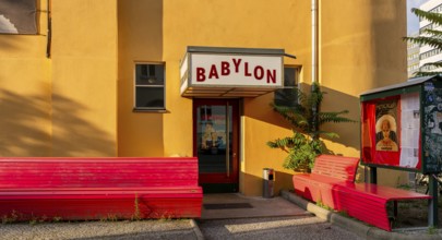 Kultkino Babylon am Rosa Luxemburg Platz, arthouse cinema opened in 1929, some of whose films are