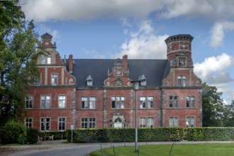 Former Bernstorf manor, Bernstorf Castle, neo-Renaissance building, built 1877 to 1880, used as a
