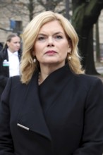 Julia Klöckner, President of the German Bundestag - Memorial Day Wreath laying for victims of war