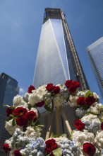 High-rise construction site, skyscraper construction, One World Trade Center, Freedom Tower, 9-11