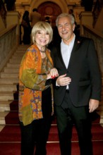 Judith Winter and Klaus Wowereit at the eighth GÃ–TZ GEORGE PRIZE ceremony at the