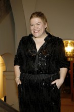 Gisa Flake at the eighth GÃ–TZ GEORGE PRIZE ceremony in the Kaiserin-Friedrich-Haus in Berlin on 15