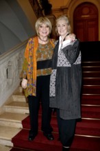 Judy Winter and Marika Ullrich at the eighth GÃ–TZ GEORGE PRIZE ceremony at the