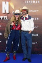 Evelyn Weigert and Tom Beck, LANDMAN, Red Carpet for the European premiere of the 2nd season of the