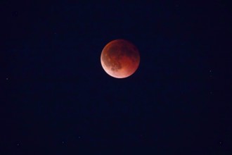 Lunar eclipse on 07.09.2025, Dresden, Saxony, Germany