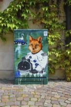 Art is energy, painted electricity box, art in public space, the Friendly Balingen project, art on