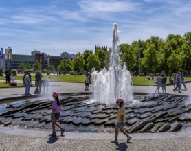 The fountain in the Lustgarten, Berlin, Germany