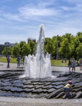 The fountain in the Lustgarten, Berlin, Germany