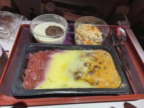 Food on the plane, lunch