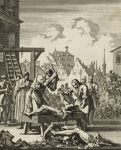 Execution of Sir Thomas Armstrong (born around 1633 in Nijmegen, died 20 June 1684 in London),