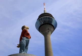 The figure Marlis by Christoph Pöggeler from 2001 (permanent work of art in public space), in the
