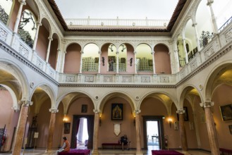 Interior view, Villa Ephrussi de Rothschild, Saint-Jean-Cap-Ferrat, Cap Ferrat, Alpes Maritimes,