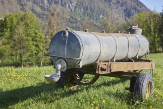 Cattle trough, agricultural equipment, cultural landscape, agriculture, mountain landscape,