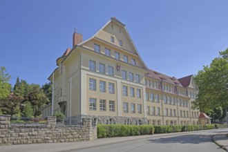 Primary school building, Schmalkalden, Franconia, Thuringia, Germany