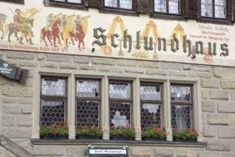Historic Hotel Schlundhaus, monument to the entry of the Swedish King Gustav II Adolf into