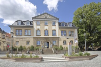 GoetheStadtMuseum, Amtshaus, Goethemuseum, tourist information, inscription, market square,