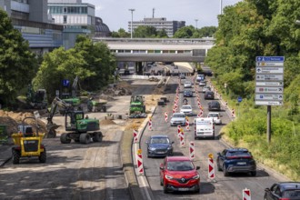 Rehabilitation of the B8, Europaring, in the city centre of Leverkusen, major infrastructure
