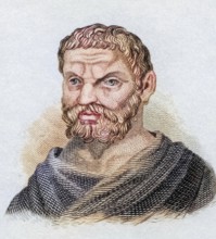 Thales of Miletus (born probably around 624/23 BC in Miletus, died between 548 and 544 BC) was a