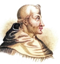 Thomas Aquinas (born shortly in front of or shortly after New Year's Day 1225 at Roccasecca Castle