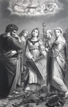 St Cecilia of Rome, venerated in several Christian denominations as a saint, virgin and martyr, she