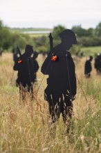 Installation, Standing with Giants, honours the victims of the fallen British soldiers by