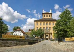 Gatehouse, Museum Zeitzer Schloss Moritzburg, early baroque style, Zeitz, Saxony-Anhalt, Germany