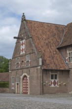 Raesfeld moated castle, part of the outer bailey, Academy of Crafts, Raesfeld, Münsterland, North