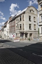 Ruin of a residential building, Old Town, Zeitz, Saxony-Anhalt, Germany