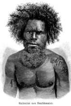 Australian from New South Wales, New South Wales, portrait of a young man, face, indigenous