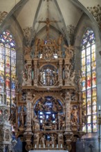 High altar, created between 1613 and 1616, Überlingen Minster, St Nicholas, built in 1350 and 1576