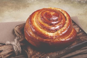 Muffin with cottage cheese and coconut, brioche, pastries, breakfast, no people