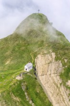 Chapel on Mount Pilatus in the Swiss Alps in Pilatus, Switzerland