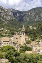 Valldemossa village on Majorca with church Holiday at the Serra de Tramuntana Travel in